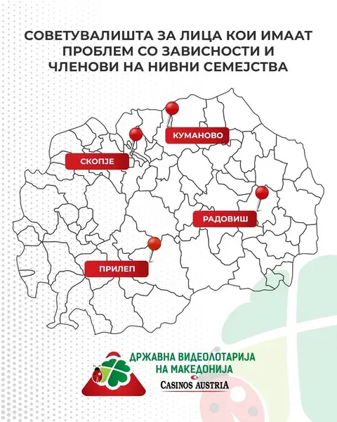 ИГРАЈ ОДГОВОРНО: ДВЛМ СО НАЦИОНАЛНА МРЕЖА ЗА ПОДДРШКА И ПРЕВЕНЦИЈА